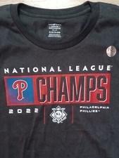 Philadelphia Phillies Unisex Youth XL 18/20 Fanatics 2022 NLCS T Shirt Black New