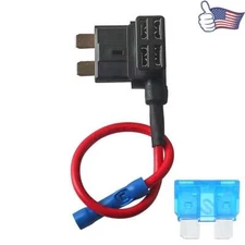 5 Set Car 12V Add-a-circuit Fuse TAP Adapter with 15 Amp Standard Blade Fuse Kit
