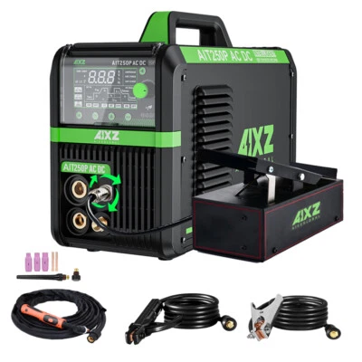 AIXZ 250AMP TIG AC DC Aluminum TIG Welding Machine Digital Stick Welder W/Foot Pedal