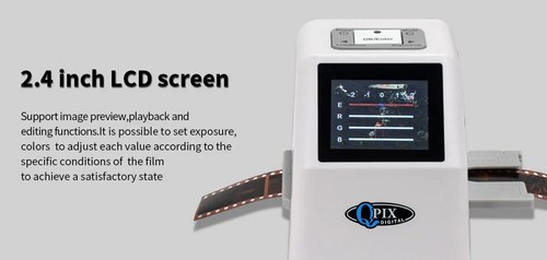 35mm Film Scanners 135 110 126KPK Super 8 Negative Slide Holder Photo Scanner - Picture 16 of 27