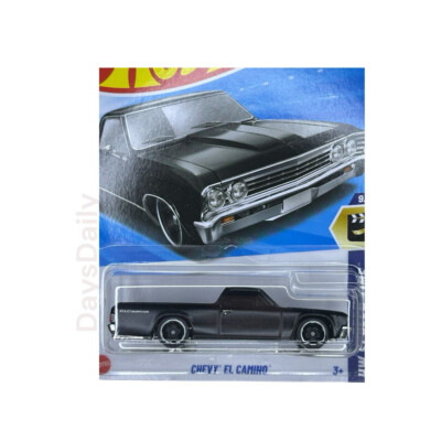 Hot Wheels Chevy El Camino Black Case G 2025 Fast & Furious Int