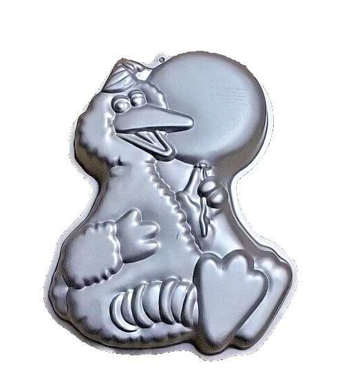 WILTON SESAME STREET BIG BIRD Balloon MUPPET NOVELTY SHAPE CAKE