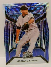 MARIANO RIVERA #4 /9 BASE CARD LEAF METAL BASEBALL 2023