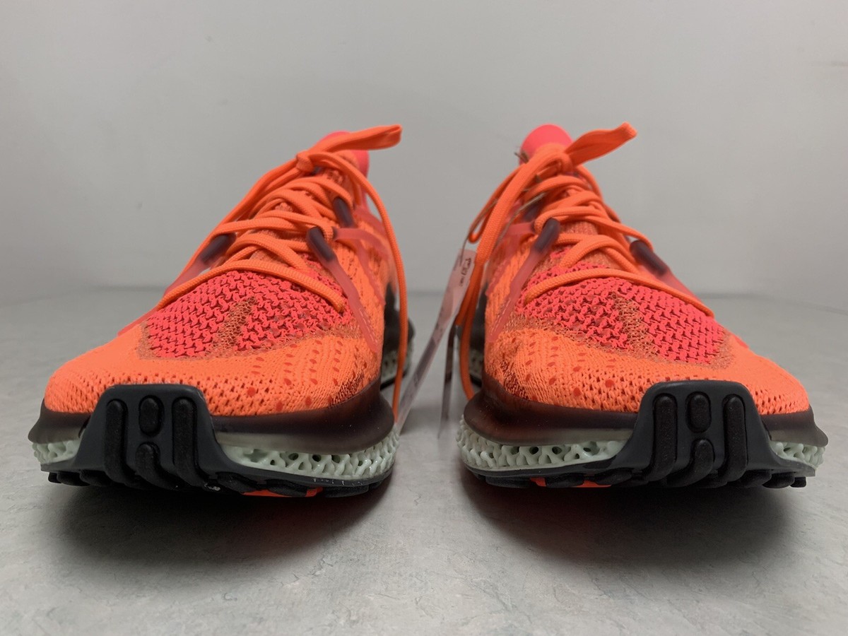 Adidas 4D Fusio Prime Knit Screaming Orange athletic shoes FY5929 Mens Size 10.5 Adidas 4D Fusio  main image 4