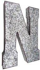 Huge 20 Metal Letter Hanging Wall Décor, Gal...