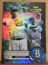 Jackie Robinson 2022 Topps Gold Label Base Class 2 #73 Brooklyn Dodgers