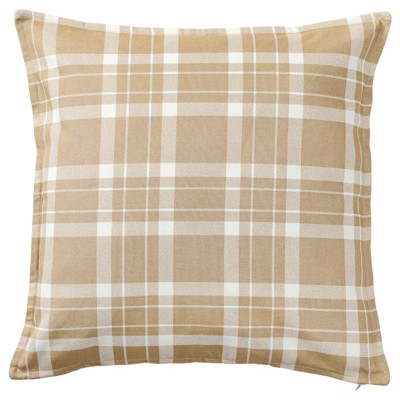 2 x IKEA GEMSROT Kissenhülle, 50x50cm, 100% Baumwolle, dunkelbeige