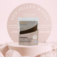 Chocolate Hard Wax Beads Pellets 2.2lbs/1kg, Stripless Depilatory Waxing Bikini