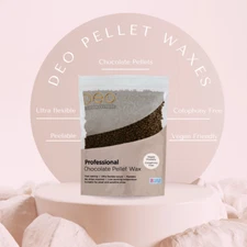 Chocolate Hard Wax Beads Pellets 2.2lbs/1kg, Stripless Depilatory Waxing Bikini