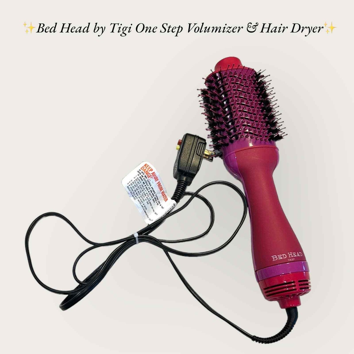 ✨Bed Head by Tigi One Step Volumizer Hair Dryer in Pink✨
