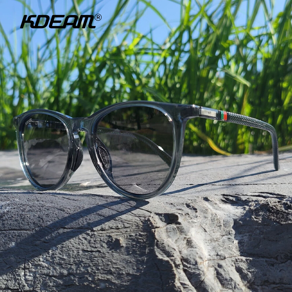 KDEAM Men Women Oval Polarized Sunglasses Outdoor Driving Fishing Glasses Hot