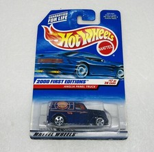 2000 Hot Wheels #77 First Editions 17/36 ANGLIA PANEL TRUCK Purple 00