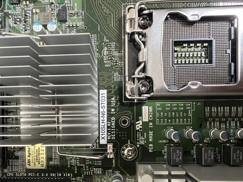 CSE-815 X10SLH-N6-ST031 SUPERMICRO 1U 4LFF QC 1xE3-1270V3 3.5G 32GB 1x500GB SATA - Picture 7 of 7