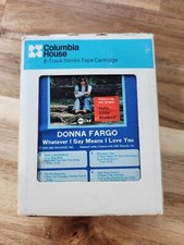 Donna Fargo Vtg 8 Track Stereo Cartridge Whatever I Say Means I Love You 1975