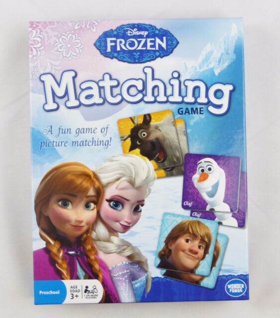 Disney Frozen matching game card game preschool elsa kristoff olaf anna | eBay