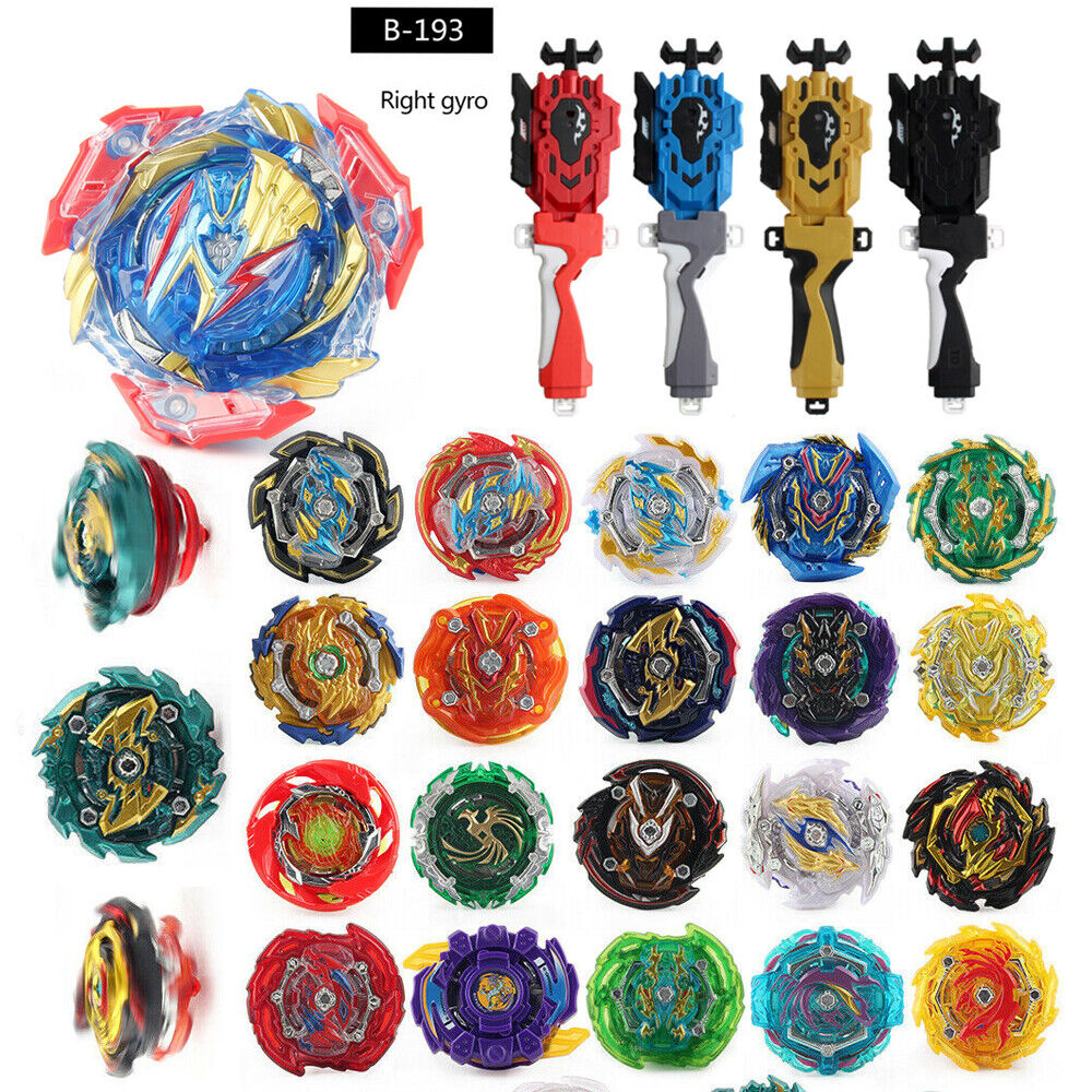 Beyblade Burst Starter Set Toy Bay Blade Spinning Top Kids Launcher Grip  Gifts 