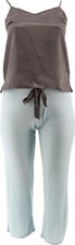 Maidenform 2pc Lounge Set Camisole Pants Winter Sky L NWOT 523 