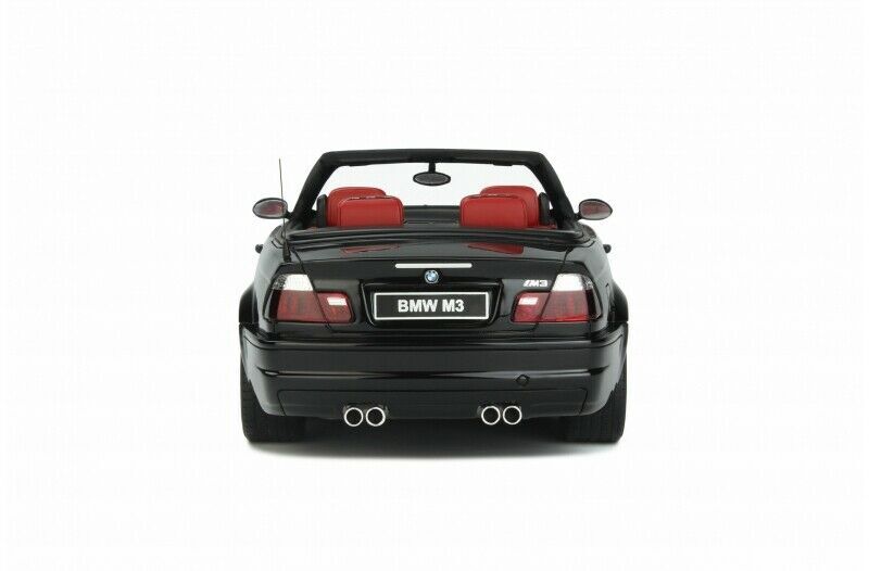 1/18 BMW M3 E46 Convertible Cabriolet 2004 Jet Black Model by Otto