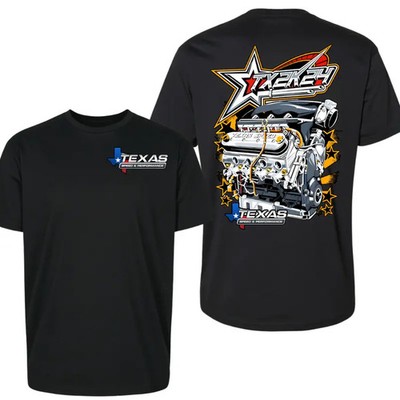 Texas Speed Engine Shirt, Performance Motor Graphic Tee, Muscle Car Fan Apparel,