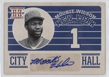 2013 Panini Hometown Heroes City Hall Signatures Mookie Wilson #CHMW Auto 0j5