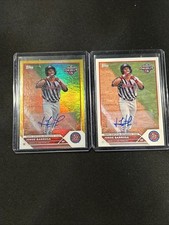 2023 Topps Pro Debut - JORGE BARROSA Auto Gold Foil /50 + Base Auto D'Backs