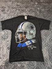 Distressed Dallas Cowboys Emmitt Smith T-Shirt M 1994 Single Stitch USA Big Head