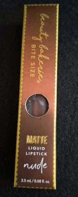 Beauty Bakerie Bite Size MATTE Liquid Lipstick Nude Color- Nudist NEW 2.5ml