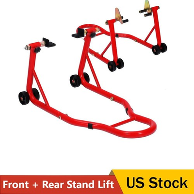 #ad #ad 900 LBS Sport Bike Motorcycle Stand Frontamp;Rear Wheel Lift Swingarm Paddock Stand $53.10