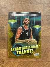 2023-24 Topps Cosmic Chrome Mikal Bridges Extraterrestrial Talent Gold 02/50
