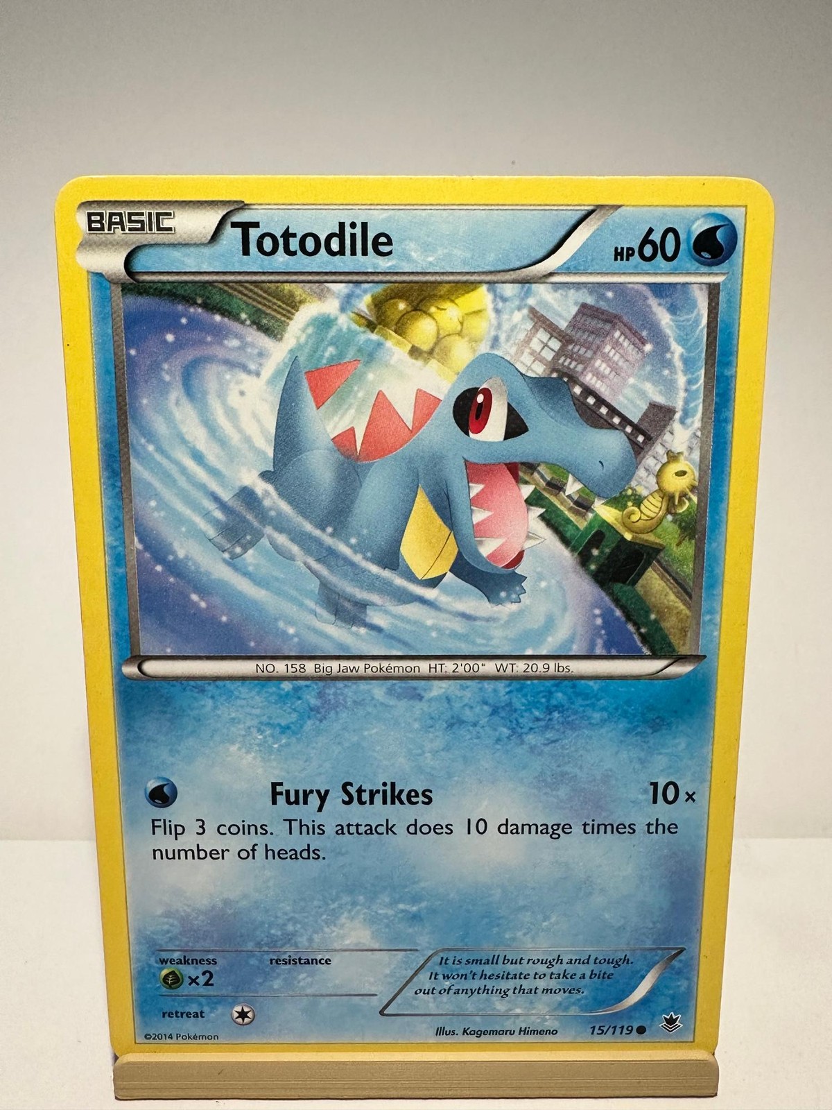 Totodile 15/119 Common Phantom Forces Pokemon Lightly Played