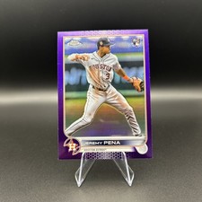 Jeremy Pena [Purple] #USC136 Prices [Rookie] | 2022 Topps Chrome