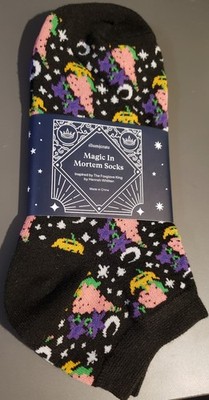 illumicrate exclusive Magic in Mortem Ankle Socks the Foxglove King 