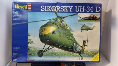 Revell 1:48 Sikorsky UH-34 D Helicopter Model Kit in Box