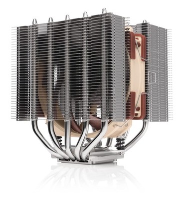Noctua NH-D12L, Low-Height Dual-Tower CPU Cooler (120mm, 120x120x25 mm, Brown