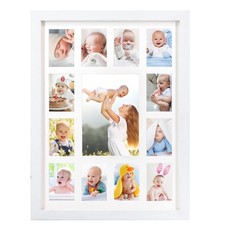 My First Year Picture Frame, Baby's First Twelve Months Photo Collage and Gen...