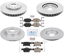 Front Rear Coated Disc Brake Rotors Fits 16-2020 All Wheel Drive Buick Envision