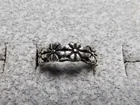 GRANDMA GRABE'S BEAUTIFUL VINTAGE 925 STERLING SILVER OPEN BACK RING 2.1G SZ 3.5