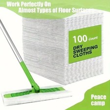 Electrostatic Mop Pad 30/200pcs Disposable Dust Removal Cloth Floor Cleaning