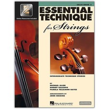 Hal Leonard Essential Technique for Strings - Cello Book 3 with EEi