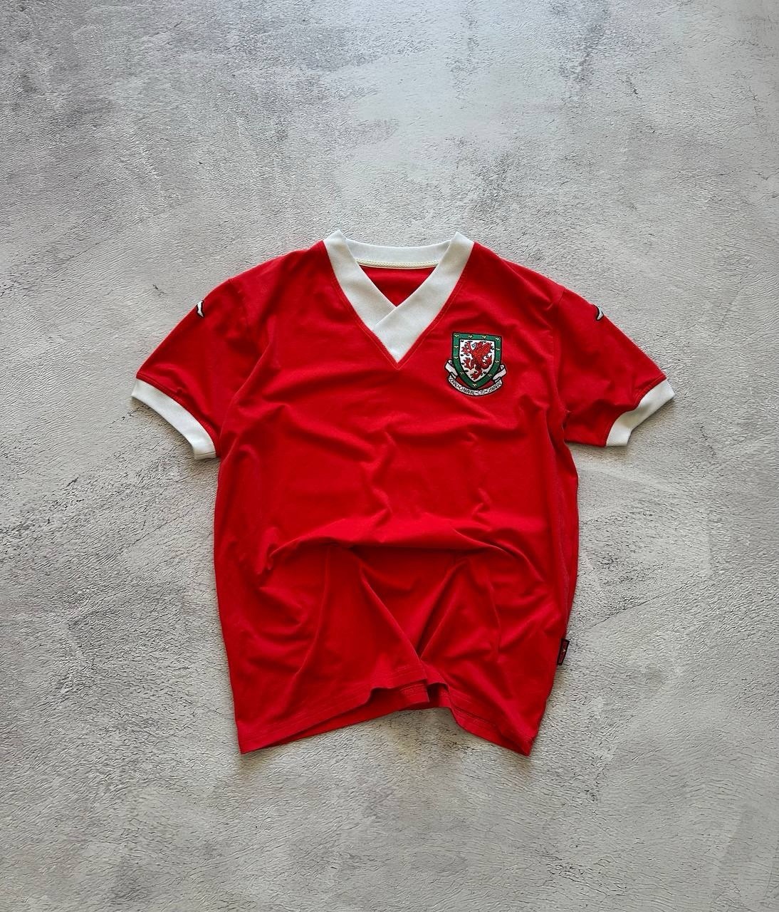 Vintage Kappa Wales 2006-2007 Home Football Jersey L-XL Red 00’s