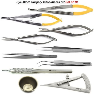 Katarakt Auge Mikrochirurgie Augenchirurgische Instrumente Blepharoplastik Set CE