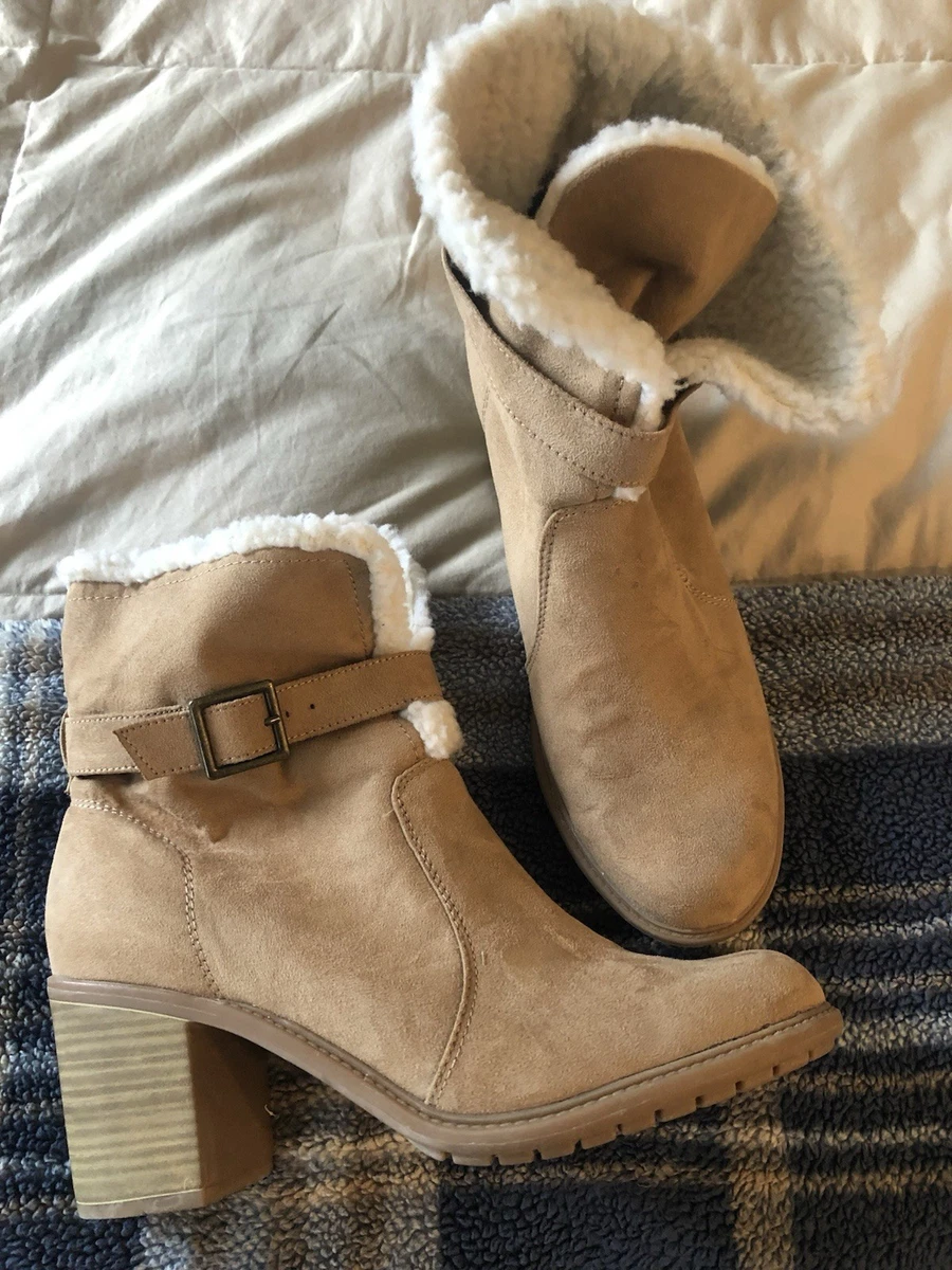 Bottes Montantes American Eagle Outfitters - Doublure Fourrure, Lacets, Taille 6 Femme - Neuf Sans Boîte