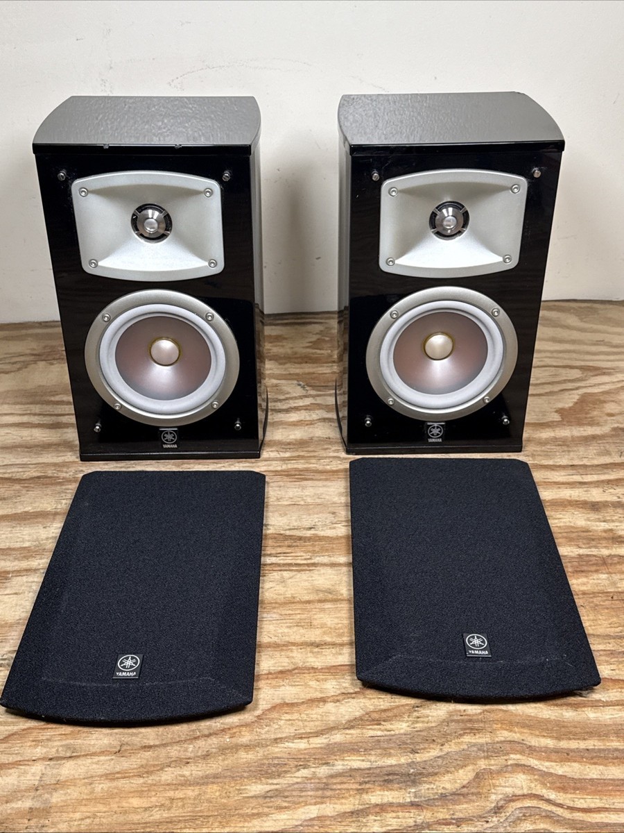 Yamaha NS-333 2-Way Bookshelf Speakers 150W Black Pair | eBay