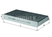 Knecht Mahle Innenraumfilter Pollenfilter Aktivkohlefilter Renault LAK 684