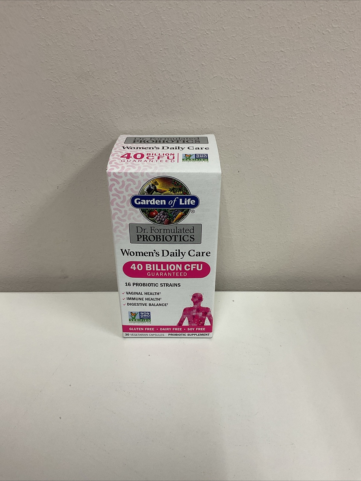 Garden of Life Women's Probiotics Daily Care Capsules, 40 Billion CFU (30 Count)