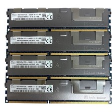 4x SK Hynix 32GB 4Rx4 PC3L-10600R Reg ECC DDR3 Server RAM HMT84GR7MMR4A-H9 128GB