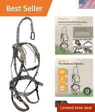 Optifade Camouflage Tree Stand Safety Harness - Ultimate Comfort for Hunters