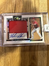 2024 Panini Three And Two Nolan Schanuel Patch Auto /49 Angels Prospect Card