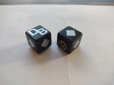 Old School BMX Diamond Back Dust Caps Black And Silver