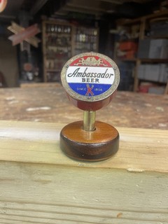 Vintage Beer Tap Knob Ambassador Beer